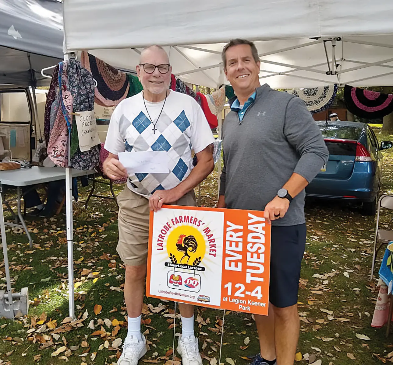 Craig at the Latrobe Farmers Market